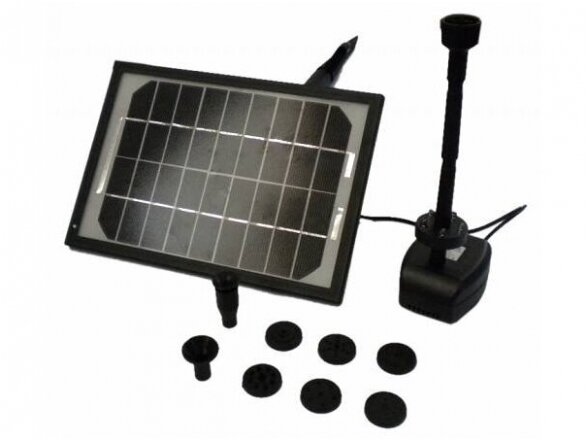 Фонтанный насос с солнечной батареей 5W+LED Фонтанный насос с солнечной батареей 5W+LED