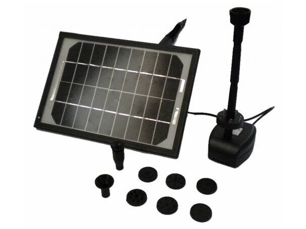 Фонтанный насос с солнечной батареей 5W+LED Фонтанный насос с солнечной батареей 5W+LED