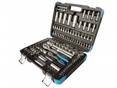 Набор головок и ключей, 108 шт., 1/4"+1/2" Набор головок и ключей, 108 шт., 1/4"+1/2"