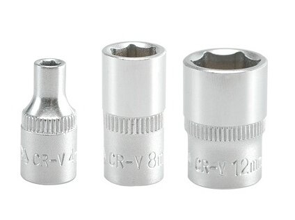 Socket 1/4", 4-13 mm