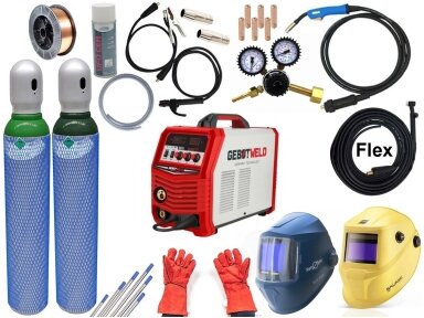 Gebotweld komplektas - suvirinimo pusautomatis MIG+MMA 250A, 220V Gebotweld komplektas - suvirinimo pusautomatis MIG+MMA 250A, 220V