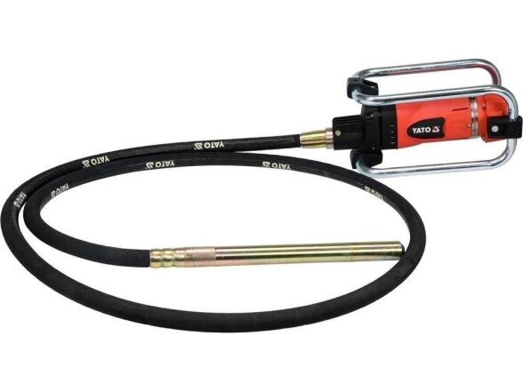 Yato betono vibratorius 2300 W, žarnos ilgis 4 m, žarnos skersmuo 35 mm 2 Yato betono vibratorius 2300 W, žarnos ilgis 4 m, žarnos skersmuo 35 mm 2
