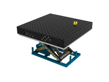 GPPH suvirinimo stalas 1500x1480 mm su hidrauline kėlimo sistema GPPH suvirinimo stalas 1500x1480 mm su hidrauline kėlimo sistema