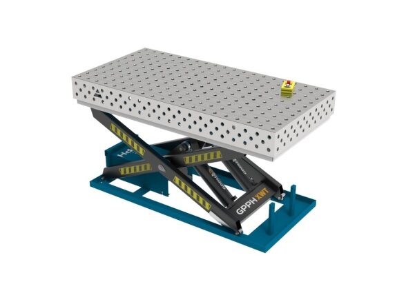 GPPH nerūdijančio plieno suvirinimo stalas 2000x1000 mm su hidrauline kėlimo sistema GPPH nerūdijančio plieno suvirinimo stalas 2000x1000 mm su hidrauline kėlimo sistema