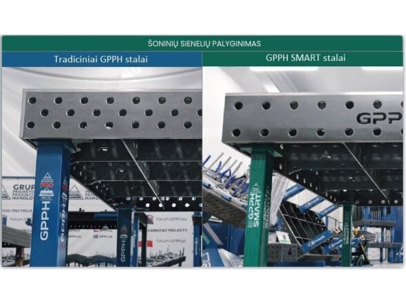 GPPH Smart suvirinimo stalas 2400x1200 mm, ekonominė versija 9 GPPH Smart suvirinimo stalas 2400x1200 mm, ekonominė versija 9