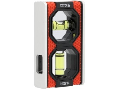 Yato pocket spirit level, 2 vials Yato pocket spirit level, 2 vials