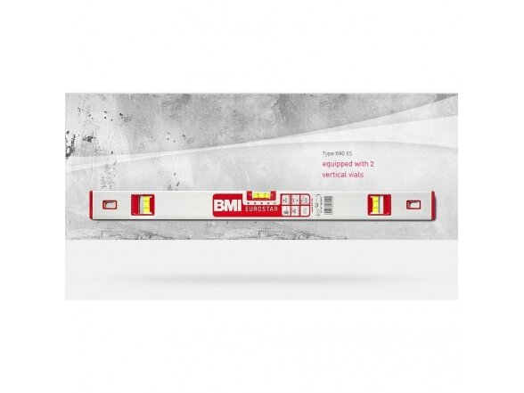 BMI Eurostar Level with 3 Gauges (100 cm) 1