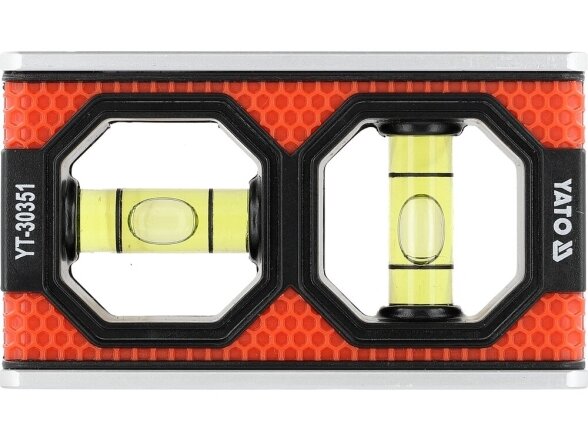 Yato pocket spirit level, 2 vials 1