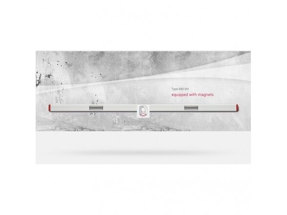 Gulsčiukas su magnetais BMI Eurostar (200 cm) 2 Gulsčiukas su magnetais BMI Eurostar (200 cm) 2