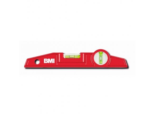Трапециевидный уровень BMI с двумя магнитами (20 см), с карманом Трапециевидный уровень BMI с двумя магнитами (20 см), с карманом