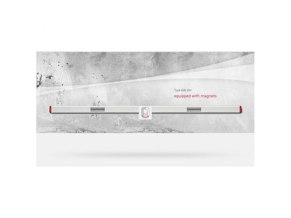 Gulsčiukas su magnetais BMI Eurostar (200 cm) 2 Gulsčiukas su magnetais BMI Eurostar (200 cm) 2