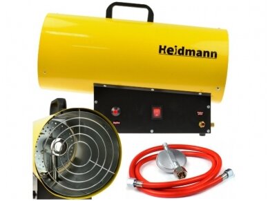 Heidmann dujinis šildytuvas su reduktoriumi 20kW 2