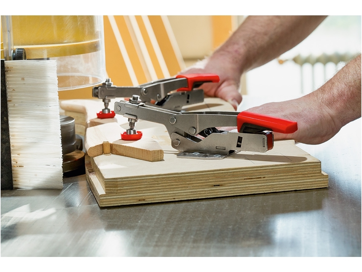 Horizontalus svirtinis fiksatorius su horizontaliu pagrindu Bessey STC-HH20 3
