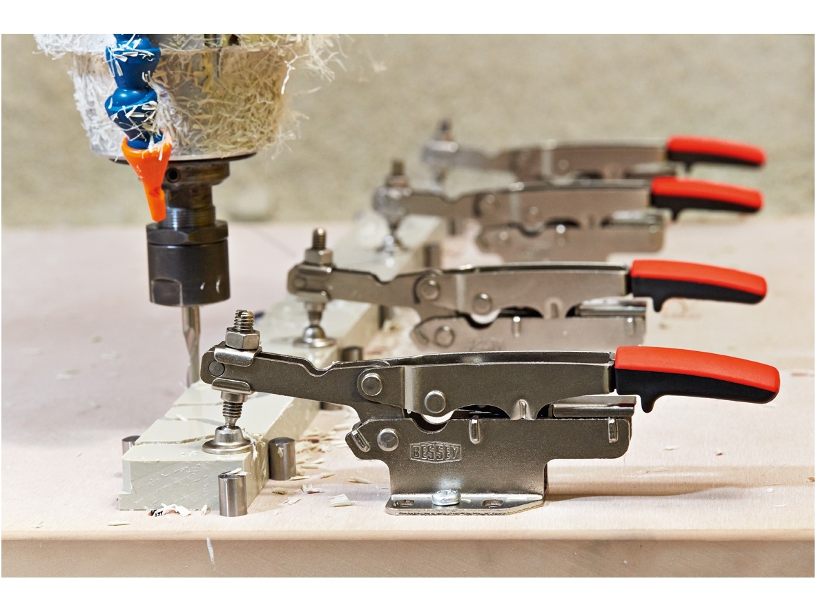 Horizontalus svirtinis fiksatorius su horizontaliu pagrindu Bessey STC-HH20 4