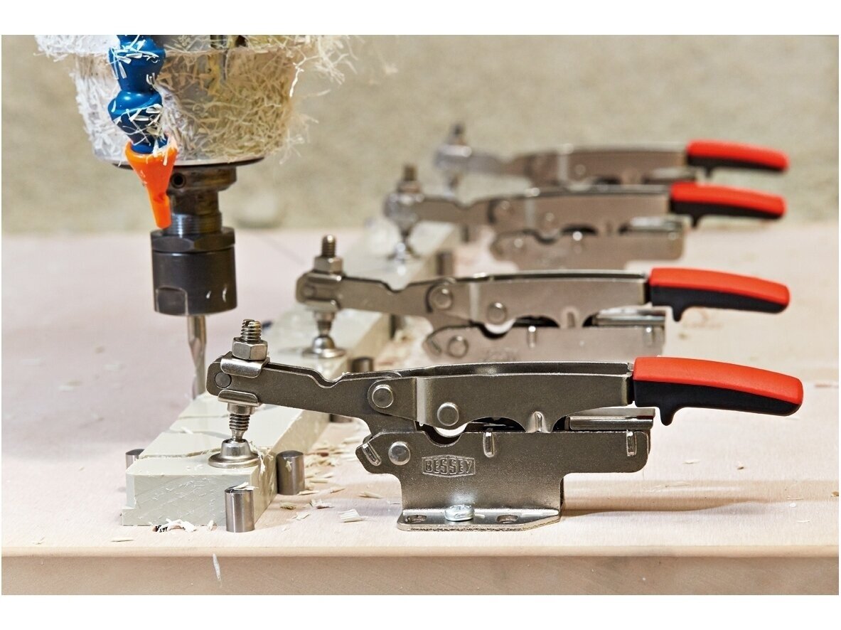 Horizontalus svirtinis fiksatorius su horizontaliu pagrindu Bessey STC-HH50 4 Horizontalus svirtinis fiksatorius su horizontaliu pagrindu Bessey STC-HH50 4