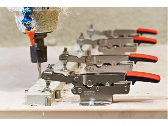 Horizontalus svirtinis fiksatorius su horizontaliu pagrindu Bessey STC-HH70 4