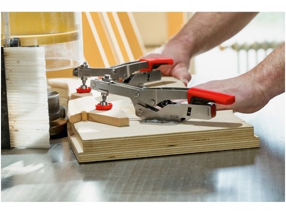 Horizontalus svirtinis fiksatorius su horizontaliu pagrindu Bessey STC-HH20 3