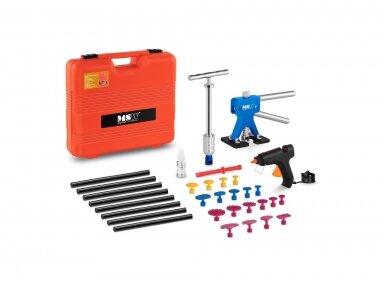 Paintless Dent Removal Kit MSW-DENTPULLER.SET2, 33pcs. Paintless Dent Removal Kit MSW-DENTPULLER.SET2, 33pcs.