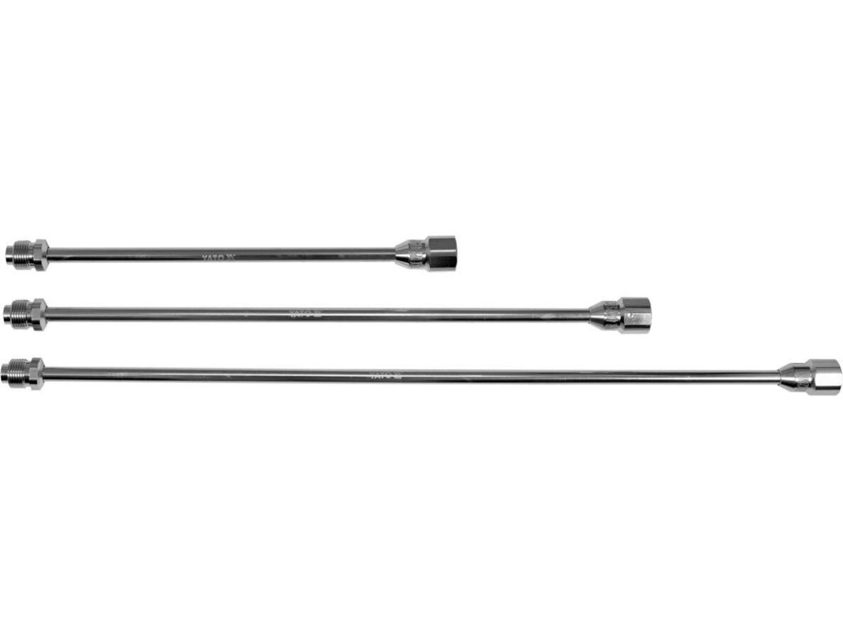 Yato ilgintuvų rinkinys, 30 / 45 / 60 cm, skirti naudoti su dažymo blokais 3 Yato ilgintuvų rinkinys, 30 / 45 / 60 cm, skirti naudoti su dažymo blokais 3