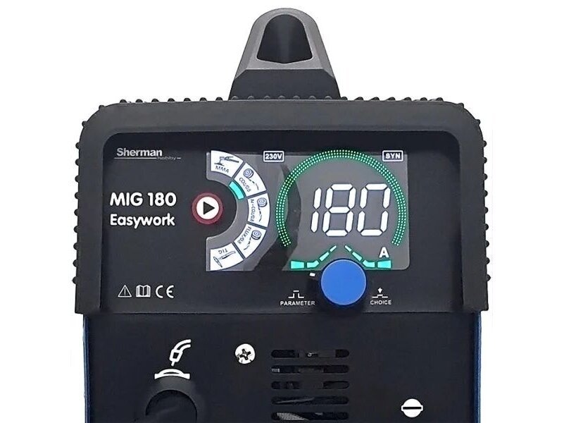 Inverterinis suvirinimo pusautomatis Sherman MIG 180 Easywork, 180A, 230V 5