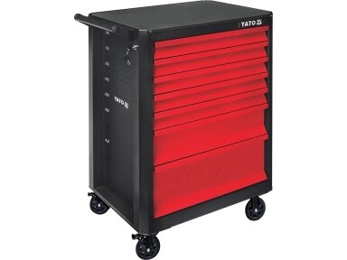 Tool cabinet on wheels, 7 drawers