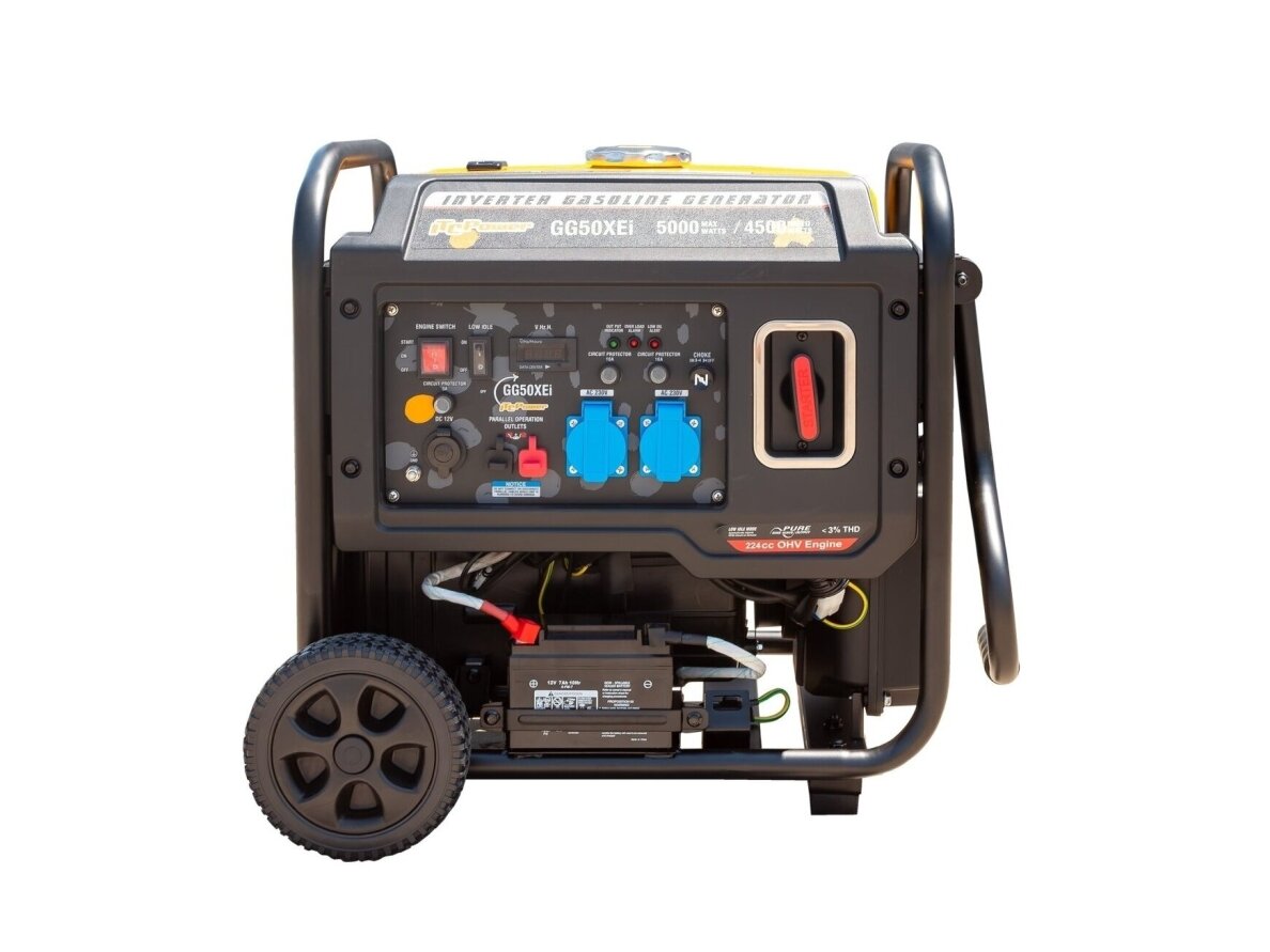 ITCPower GG50XEi inverterinis generatorius su elektriniu starteriu, 5.0 kW, 230V 1