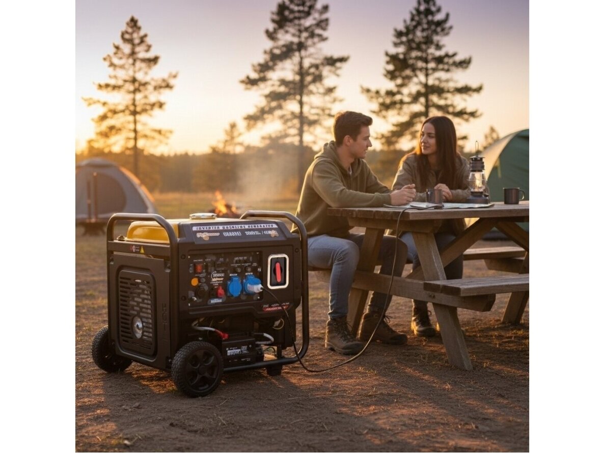 ITCPower GG50XEi inverterinis generatorius su elektriniu starteriu, 5.0 kW, 230V 12