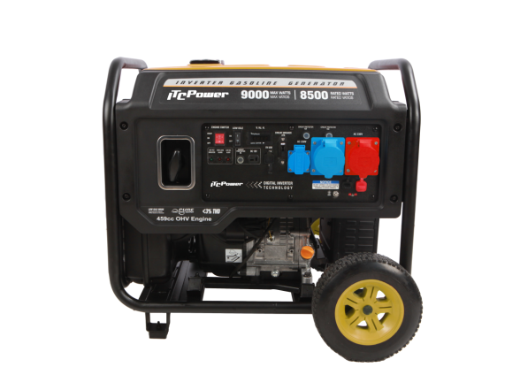 ITCPower GG90XEi-T trifazis inverterinis generatorius su el. starteriu ir ATS, 9 kW, 400/230V