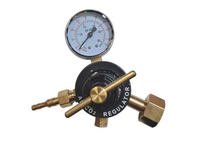 JASIC regulator for mixed gas (Ar + CO₂) with G3/4 cylinder thread JASIC regulator for mixed gas (Ar + CO₂) with G3/4 cylinder thread