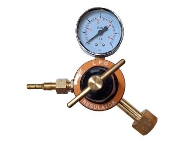 JASIC propane (LPG) regulator with W21.8 cylinder thread JASIC propane (LPG) regulator with W21.8 cylinder thread