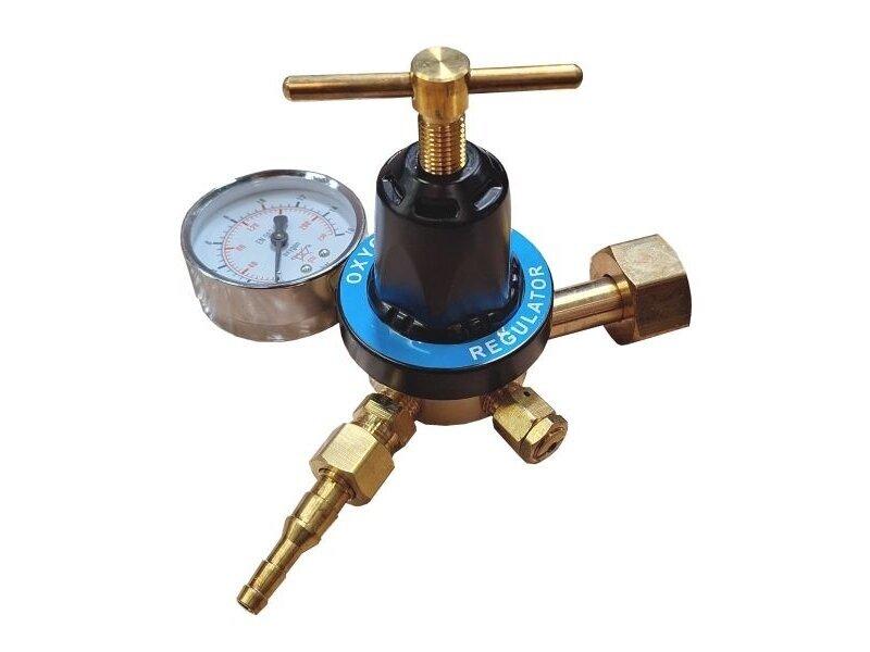 JASIC oxygen (O₂) regulator with G3/4 cylinder thread 1