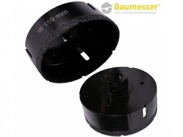 Karūnėlė plytelėms Baumesser DDR-V Keramik Pro M14, 110 mm 1