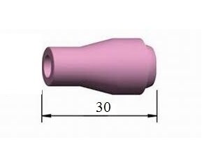 13N Ceramic Nozzle for TIG Welding Machines, Length 30 mm, Nos. 4 5 6 7 8 10 13N Ceramic Nozzle for TIG Welding Machines, Length 30 mm, Nos. 4 5 6 7 8 10