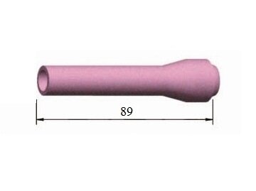 796F Keramikinė tūta TIG suvirinimo aparatams, ilgis 89 mm, Nr. 4 796F Keramikinė tūta TIG suvirinimo aparatams, ilgis 89 mm, Nr. 4