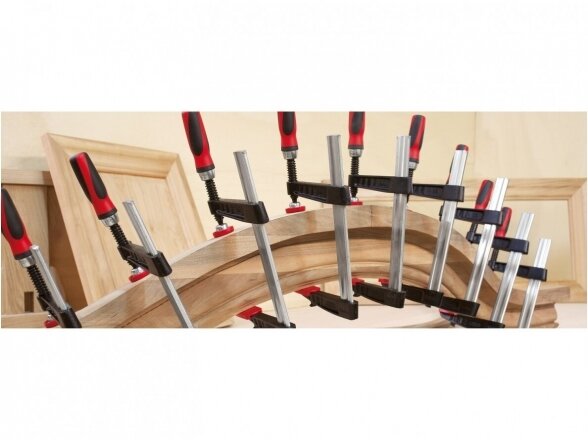 Чугунный струбцина Bessey TG12-2K с пластиковой ручкой, макс. длина зажима 120 мм, глубина горла 60 мм 5