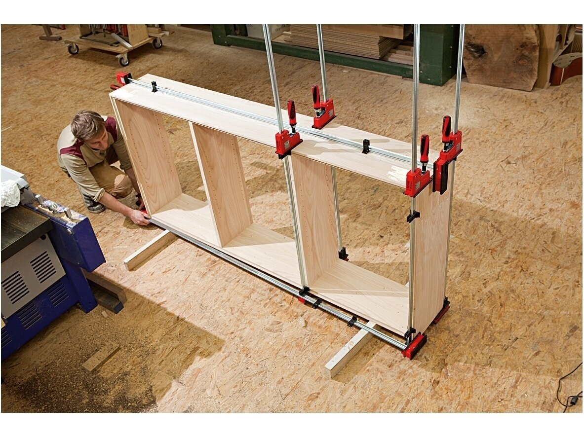 Korpusinis spaustuvas Bessey REVO KR150-2K, spaudimo plotis 1500 mm 5 Korpusinis spaustuvas Bessey REVO KR150-2K, spaudimo plotis 1500 mm 5