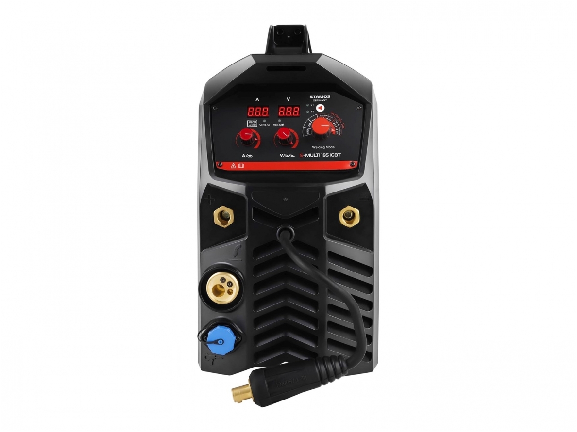 STAMOS S-MULTI 195 IGBT Kombinuotas suvirinimo aparatas, 195A, 230V, 0,5-10 mm 3 STAMOS S-MULTI 195 IGBT Kombinuotas suvirinimo aparatas, 195A, 230V, 0,5-10 mm 3