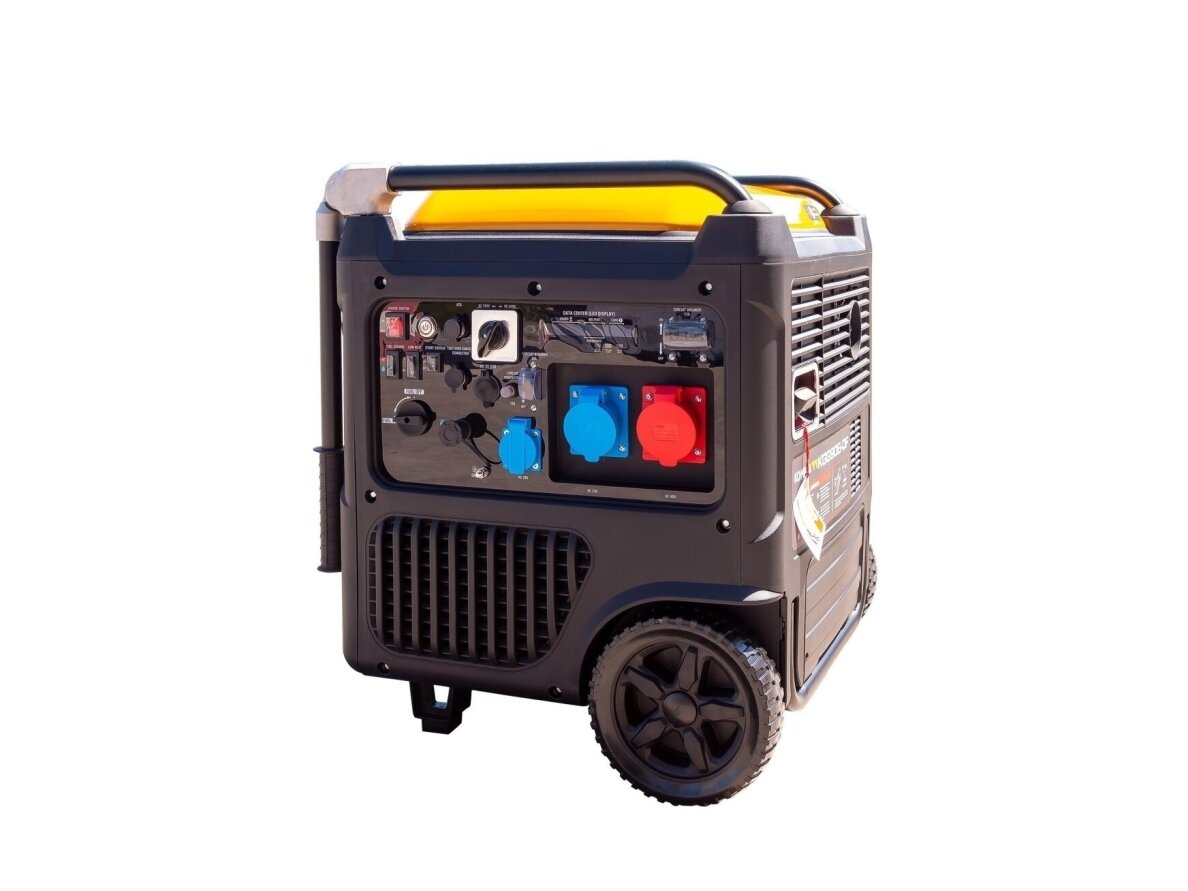 Kompak KGG90Ei-DF dvikuris trifazis inverterinis generatorius su ATS, 8.9 kW, 400/230V, benzinas / dujos 4