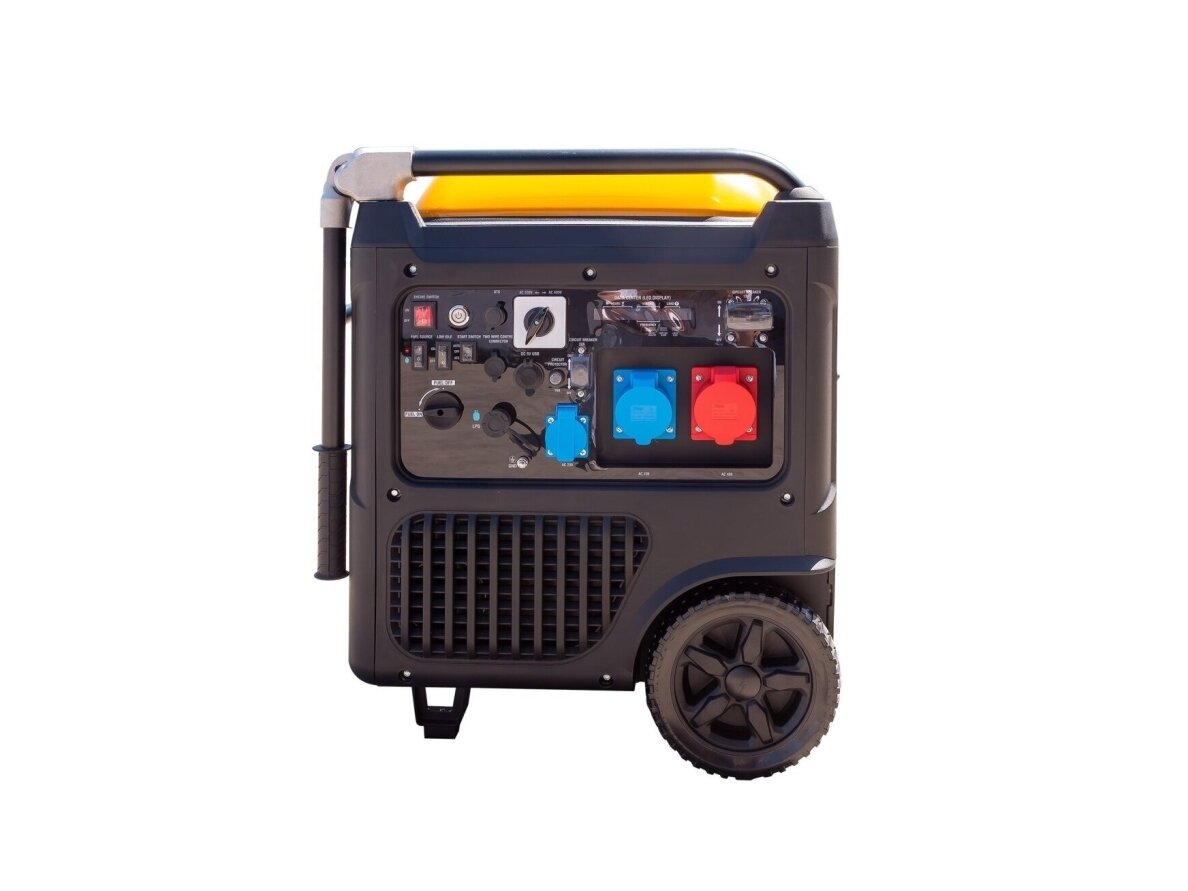 Kompak KGG90Ei-DF dvikuris trifazis inverterinis generatorius su ATS, 8.9 kW, 400/230V, benzinas / dujos 1