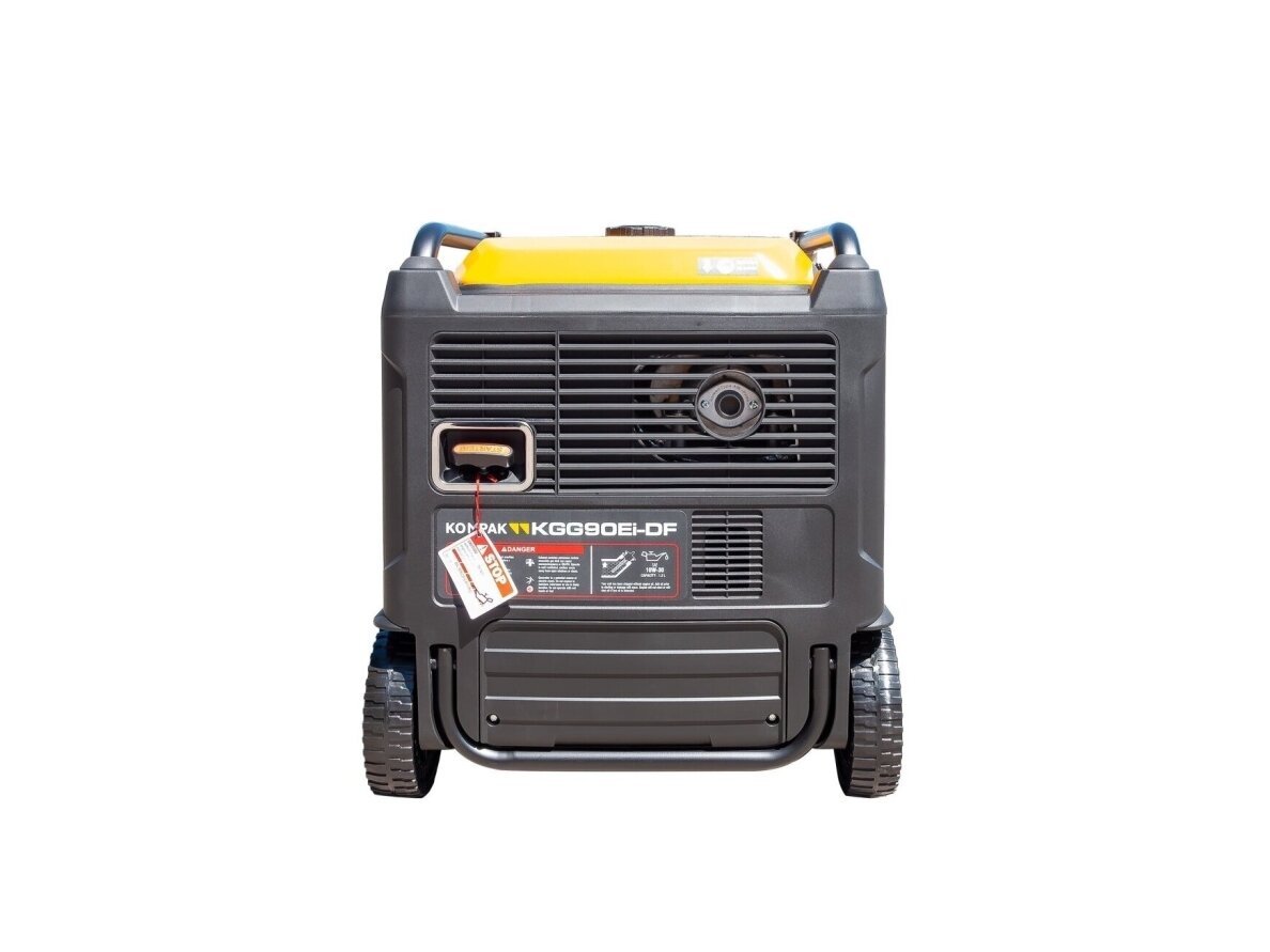Kompak KGG90Ei-DF dvikuris trifazis inverterinis generatorius su ATS, 8.9 kW, 400/230V, benzinas / dujos 8 Kompak KGG90Ei-DF dvikuris trifazis inverterinis generatorius su ATS, 8.9 kW, 400/230V, benzinas / dujos 8