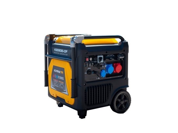 Kompak KGG90Ei-DF dvikuris trifazis inverterinis generatorius su ATS, 8.9 kW, 400/230V, benzinas / dujos 3