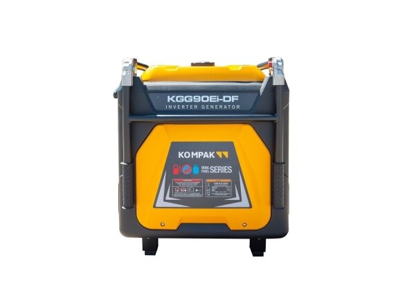 Kompak KGG90Ei-DF dvikuris trifazis inverterinis generatorius su ATS, 8.9 kW, 400/230V, benzinas / dujos 9