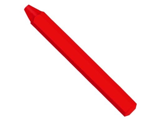 Kreidelė vaško pagrindu FM120, raudona, 120x11mm Kreidelė vaško pagrindu FM120, raudona, 120x11mm