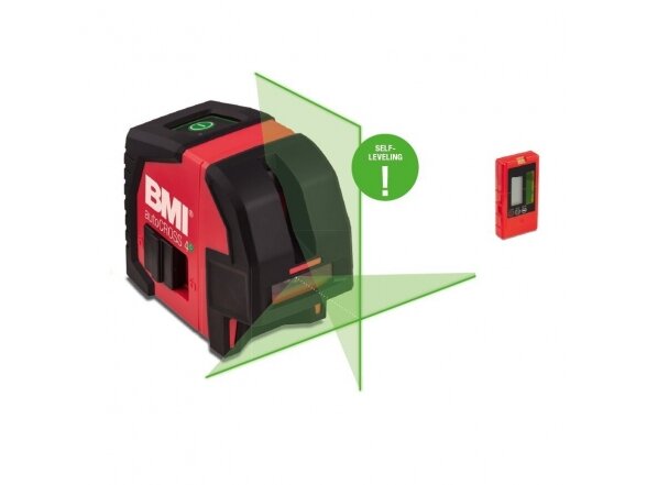 Crossline laser level BMI autoCROSS 4G (set with receiver)