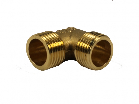 Угловой резьбовой соединитель 1/2'' (наружная резьба) x 1/2'' (наружная резьба) 1