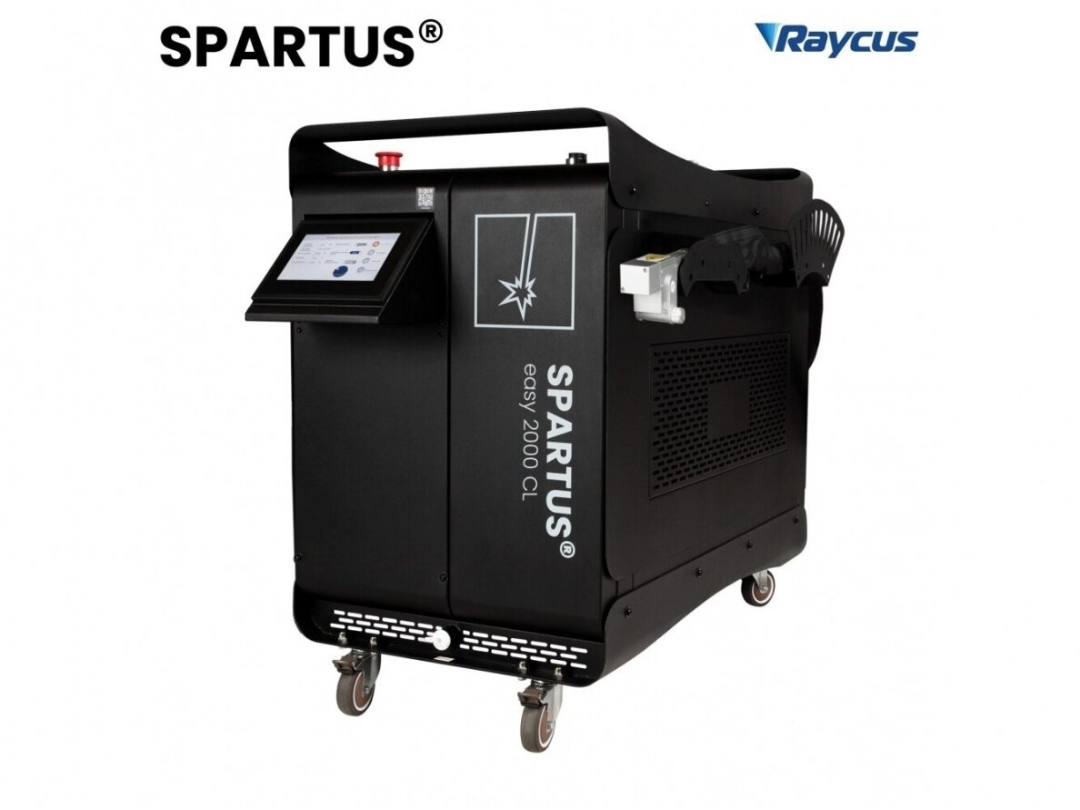 Лазерная очистительная машина Spartus Easy 2000CL, 2000W, с источником лазера Raycus