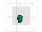 ADA TOPLINER 3x360 GREEN Lazerinis nivelyras