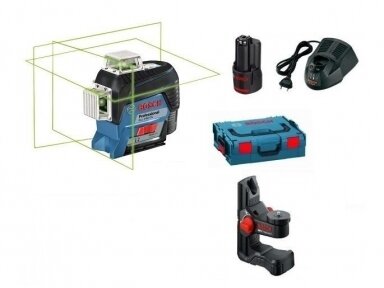 BOSCH GLL 3-80 CG with Green Beam + Holder BM1 Laser Level BOSCH GLL 3-80 CG with Green Beam + Holder BM1 Laser Level