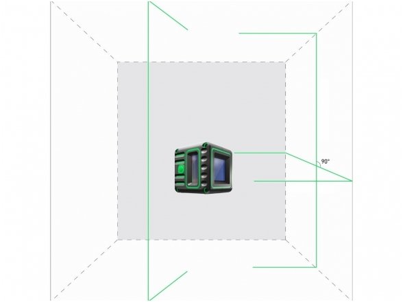 ADA Cube 3D GREEN Lazerinis nivelyras (komplektacija Professional) 1