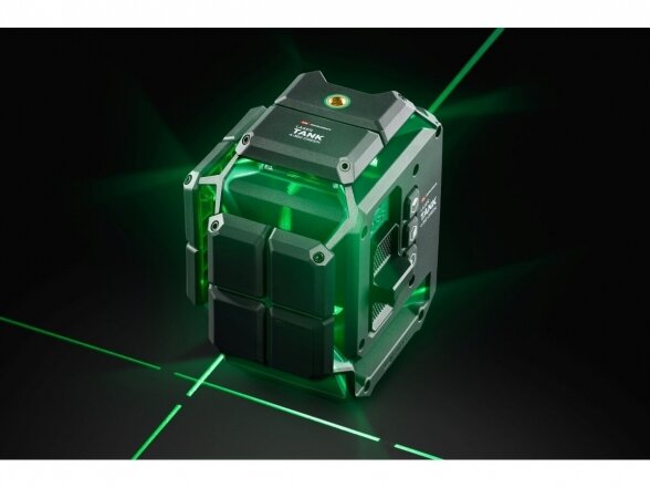 Lazerinis nivelyras ADA Instruments LaserTANK 4-360 GREEN Basic Edition, žalios spalvos spindulys, 4 linijos 360° 19